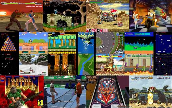 play old school arcade games online